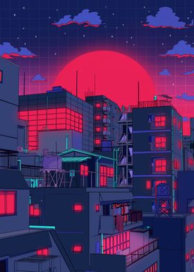 Tokyo neon urbanism