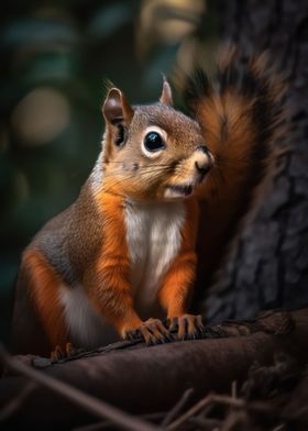 Majestic squirrel
