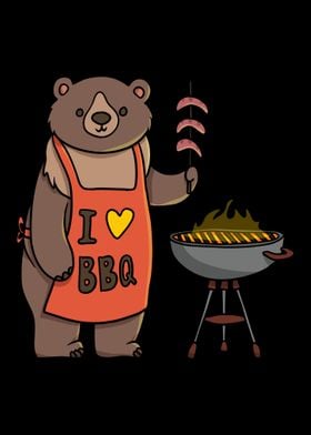 I Love Bbq Bear