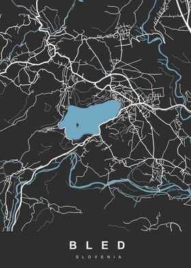 BLED SLOVENIA Map