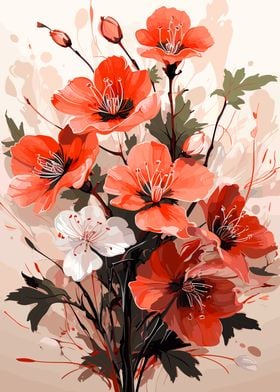 Red Flowers 7