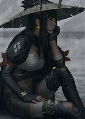 girl samurai Gaiden 