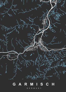 GARMISCH GERMANY Map