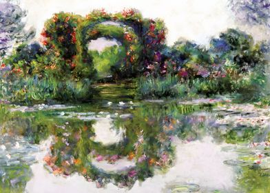 Arches Giverny Lake