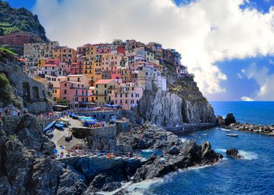 Manarola Italy Travel Sun