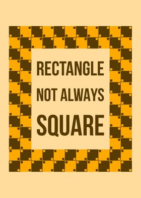 Rectangle Square Illusion