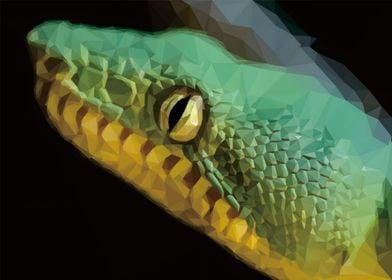 Low Poly Snake