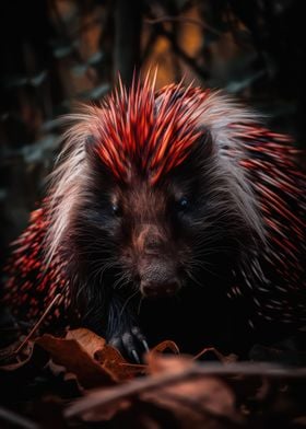 Cute porcupine