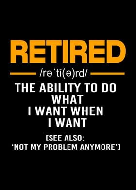 Retired Definition