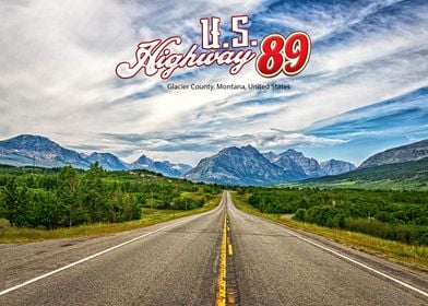 US Highway 89 Montana
