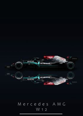 Mercedes AMG W12 F1 Car 