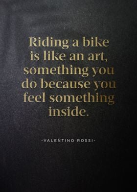 Riding Bike Like an Art