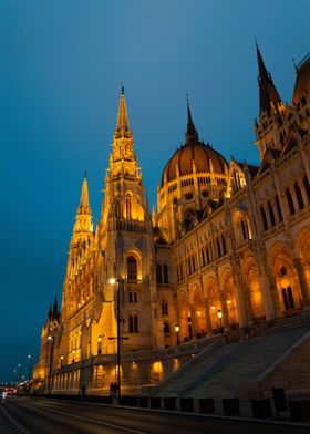 Budapest Parliament night