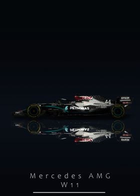 Mercedes AMG W11 F1 Car  