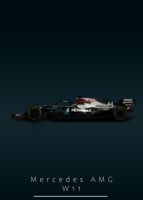 Mercedes AMG W11 F1 Car  