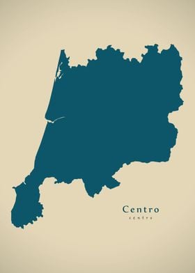 Centro region map