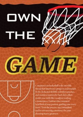 own the game basketball 