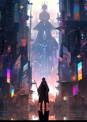 Cyberpunk Anime City