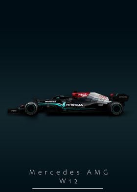 Mercedes AMG W12 F1 Car 