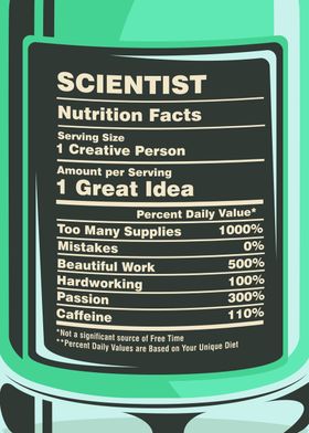 Scientist Nutrition Facts