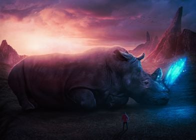 A mystical Rhino