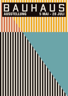 Bauhaus Abstract Poster