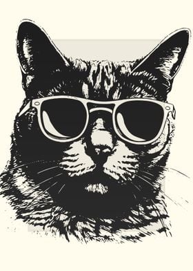 Chartreux Cat Illustration