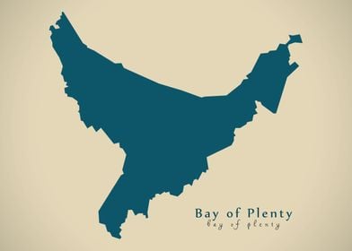 Bay of Plenty region map