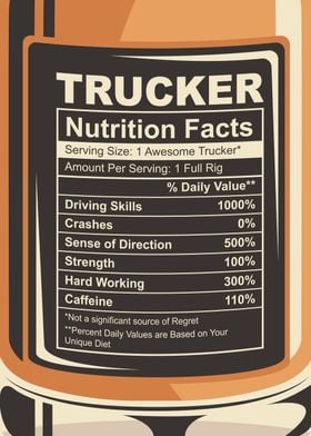 Trucker Nutrition Facts