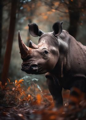 Magnificent rhinoceros
