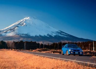 Subaru Impreza mount fuji