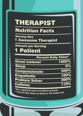 Therapist Nutrition Facts