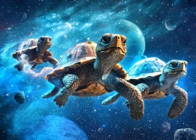 Turtles in Space