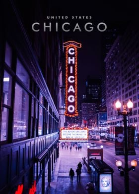 Chicago Streetnight
