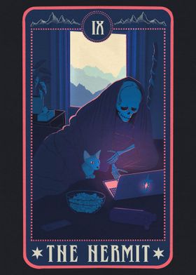 The Hermit Tarot Card