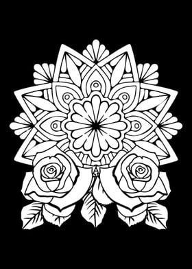 Rose Gardening Mandala