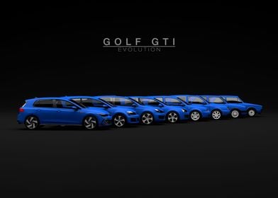 Golf GTI Generations Blue