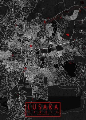 Lusaka City Map Oriental