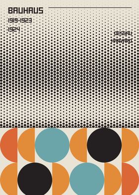 Abstract Bauhaus Poster