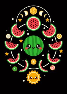 Watermelon moon phases