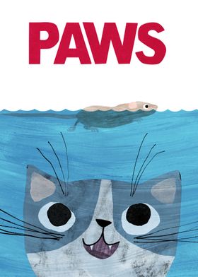 PAWS cat art