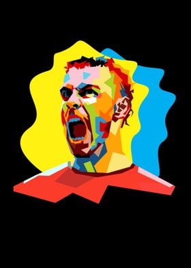 Gareth Bale pop art