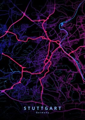 Stuttgart Germany Map