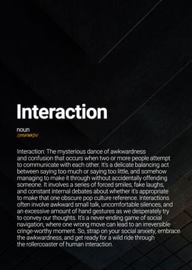 Interaction