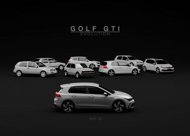 Golf GTI Evolution MK8 Whi