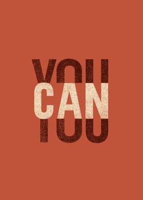 You can