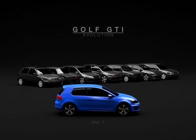 Golf GTI Evolution MK7 Blu