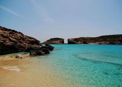 Blue Lagoon around Comnino