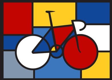 mondrian road bike