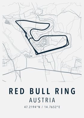 red bull ring simple map